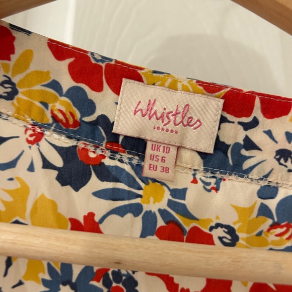 Floral silk tea dress - Picture 5 of 8